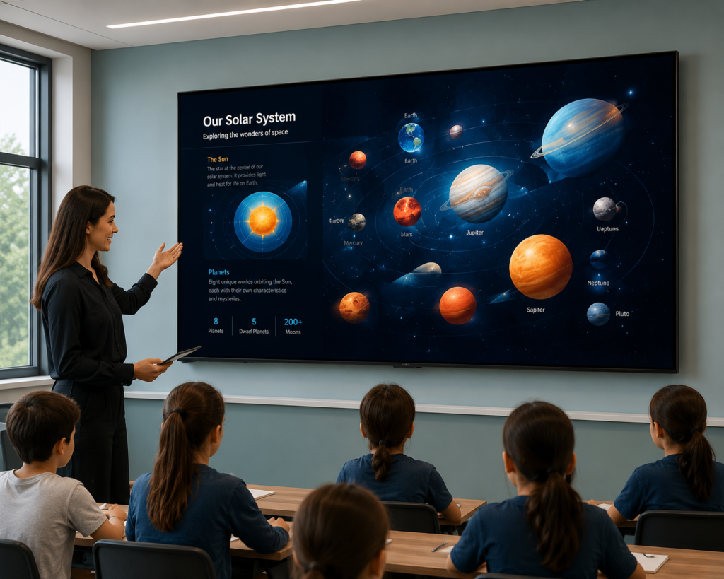 COB All in One LED Display in Education