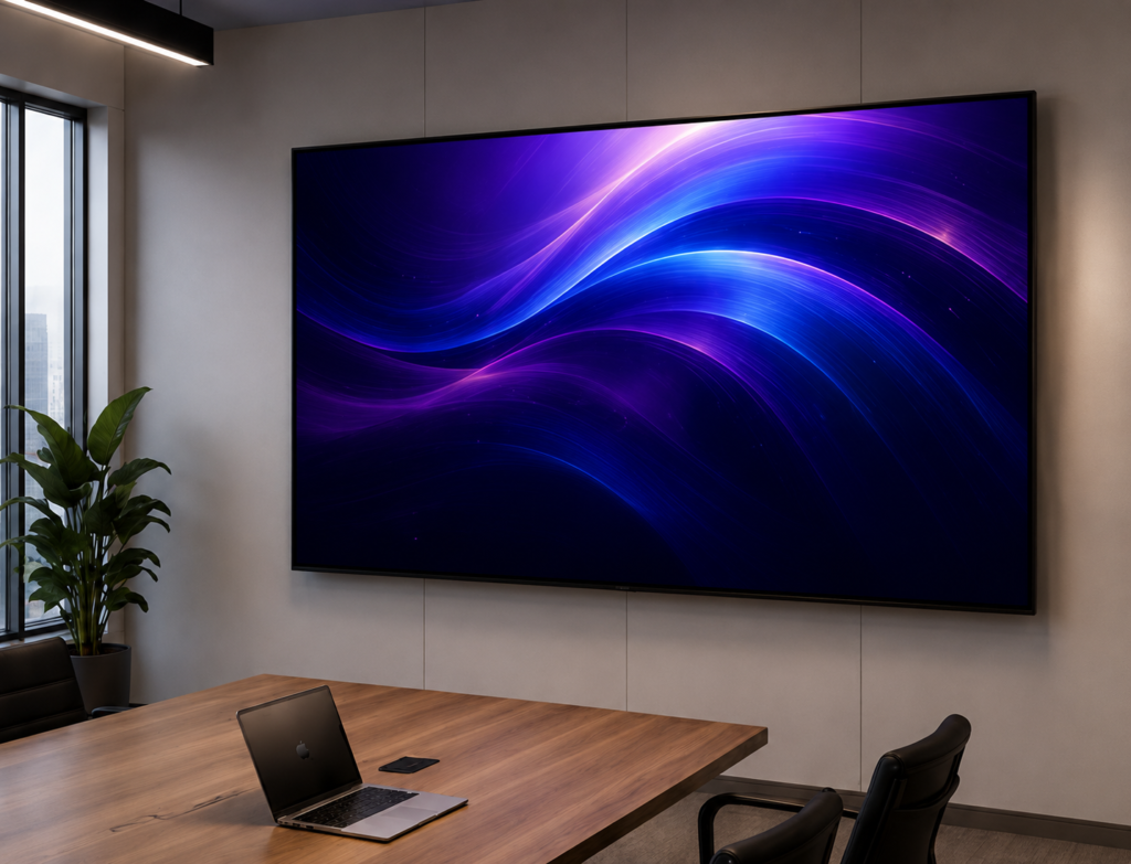 COB LED Displays in a Conference Room
