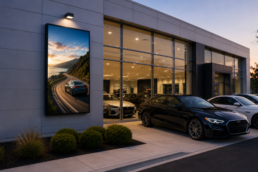 LED Display Car Dealership
