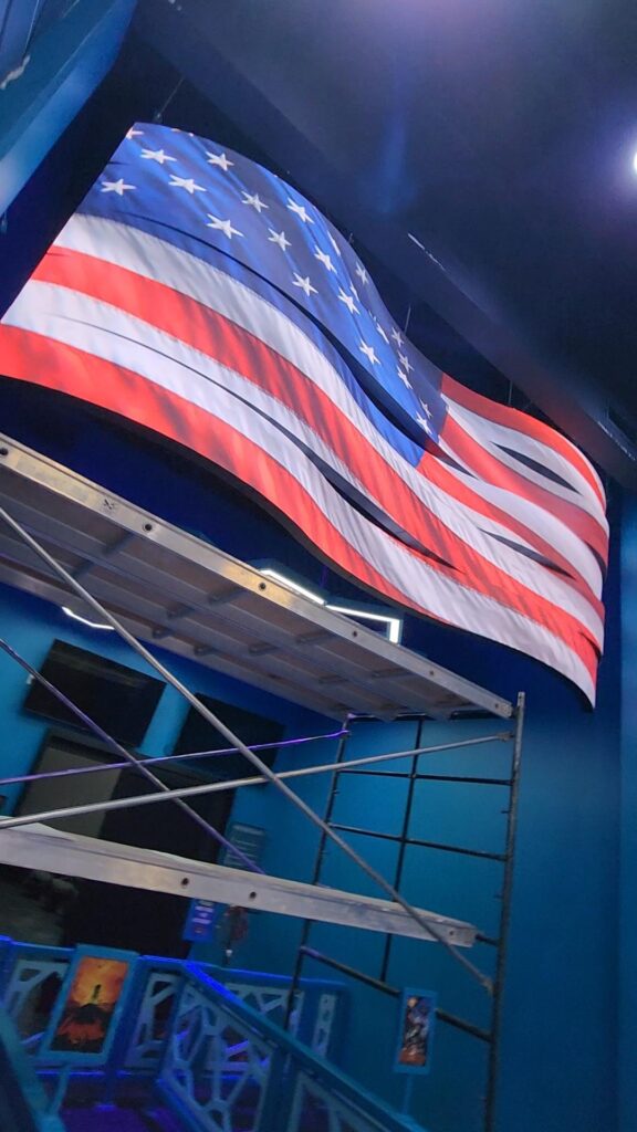 Flexible LED Display Install