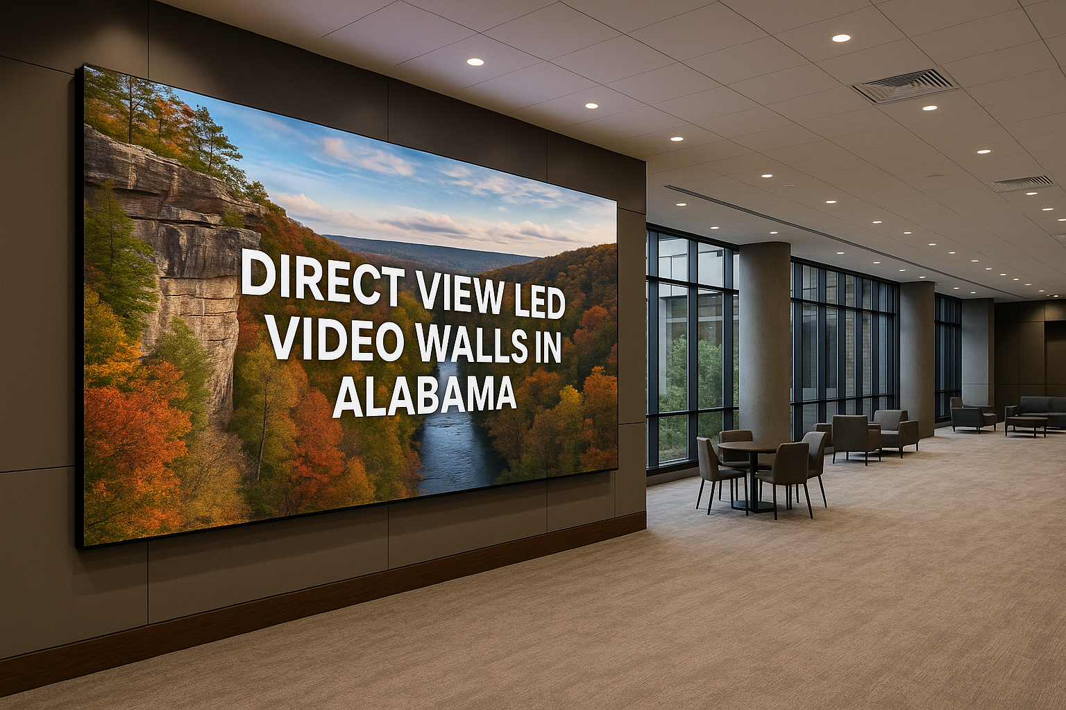 Direct View LED Video Walls in Alabama