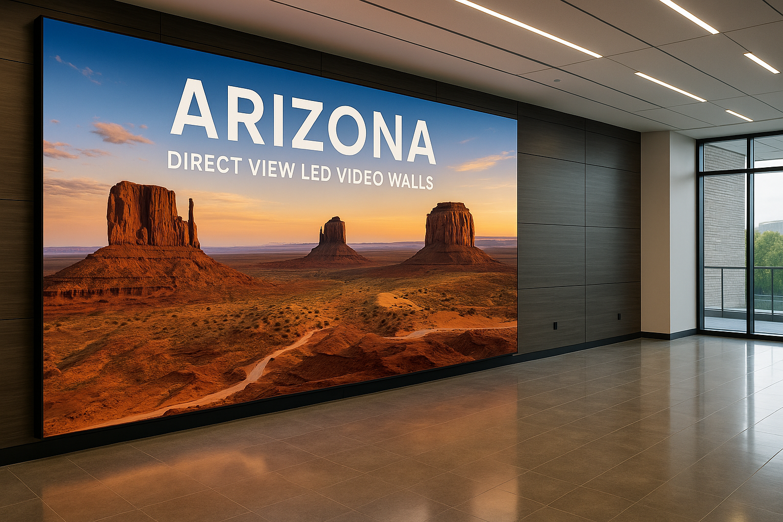 Direct View LED Video Walls in Arizona