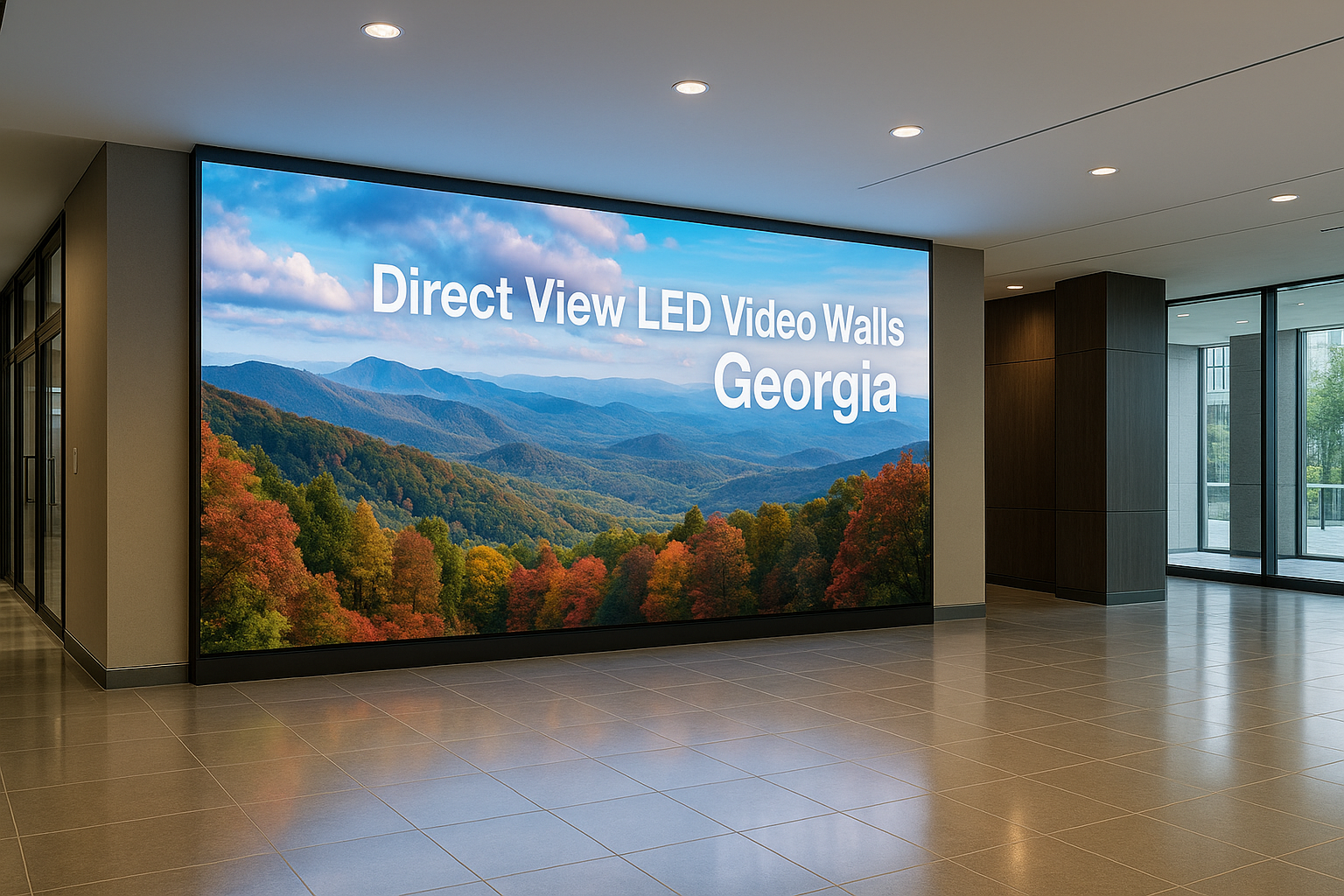 Direct View LED Video Walls in Georgia