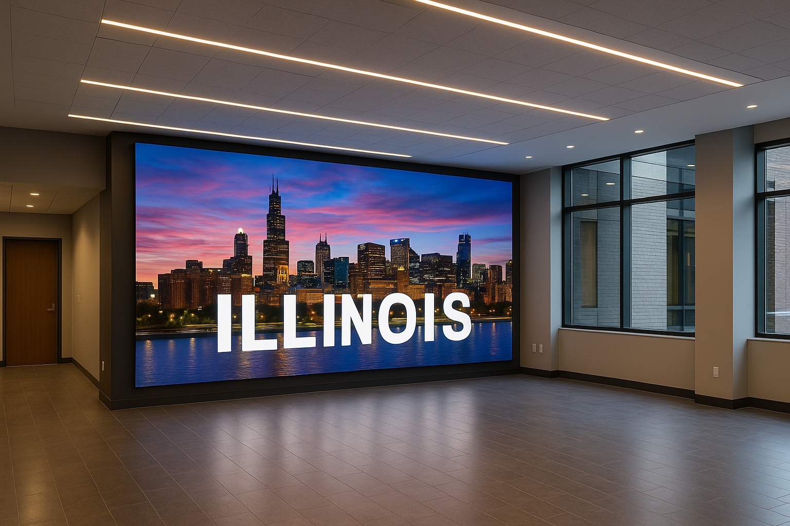 Direct View LED Video Walls in Illinois