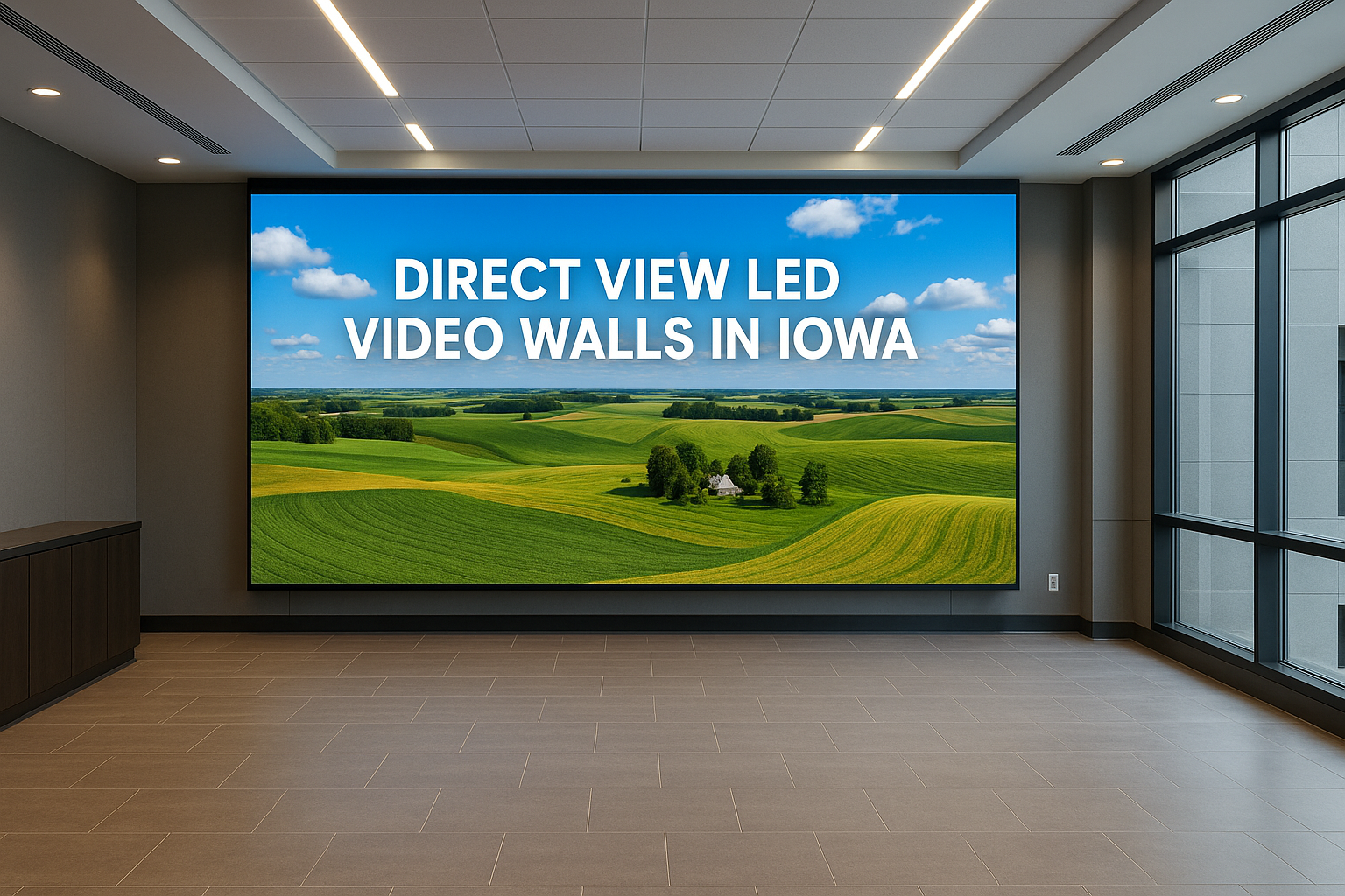Direct View LED Video Walls in Iowa
