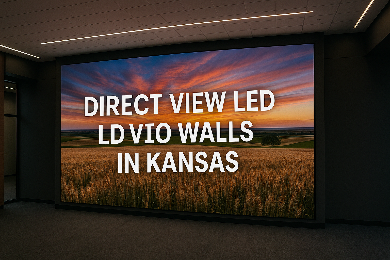 Direct View LED Video Walls in Kansas