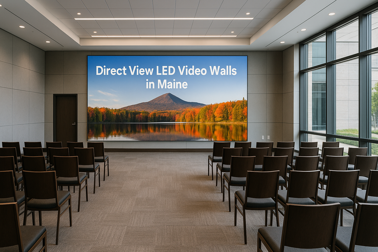 Direct View LED Video Walls in Maine