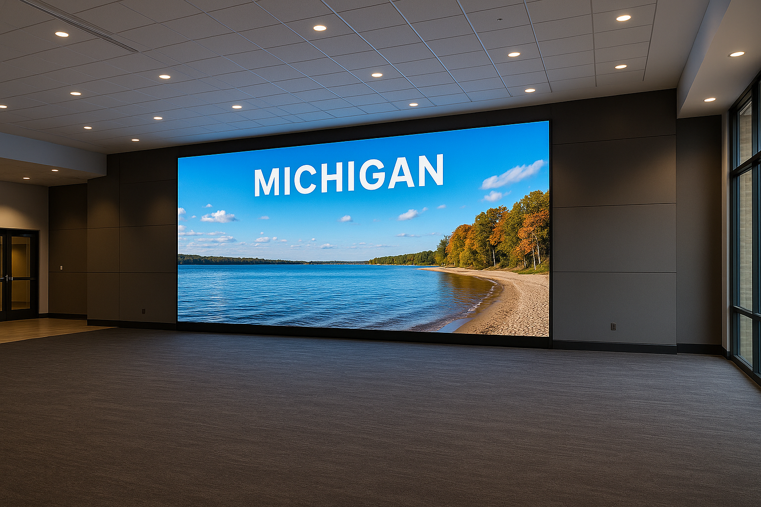 Direct View LED Video Walls in Michigan