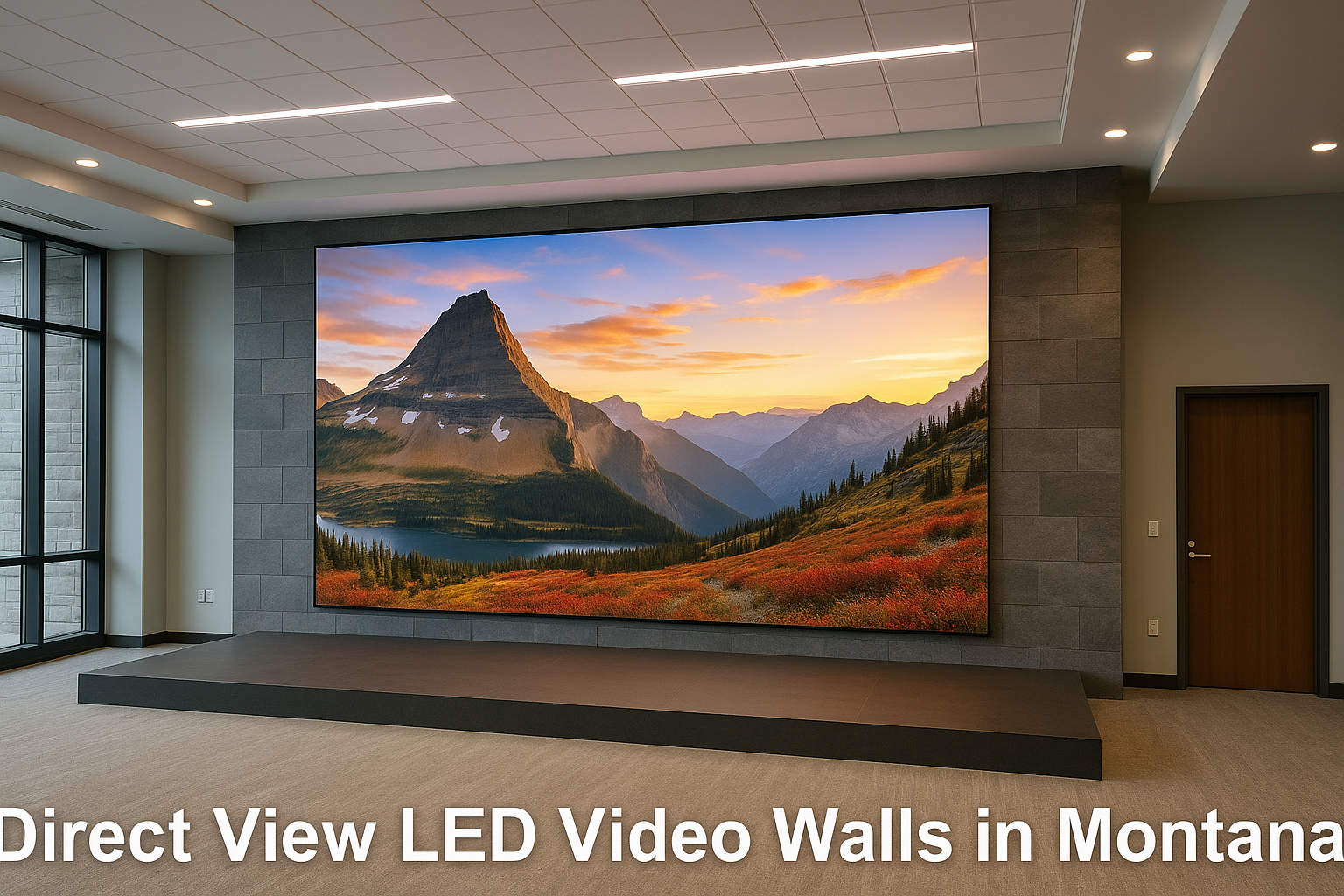 Direct View LED Video Walls in Montana