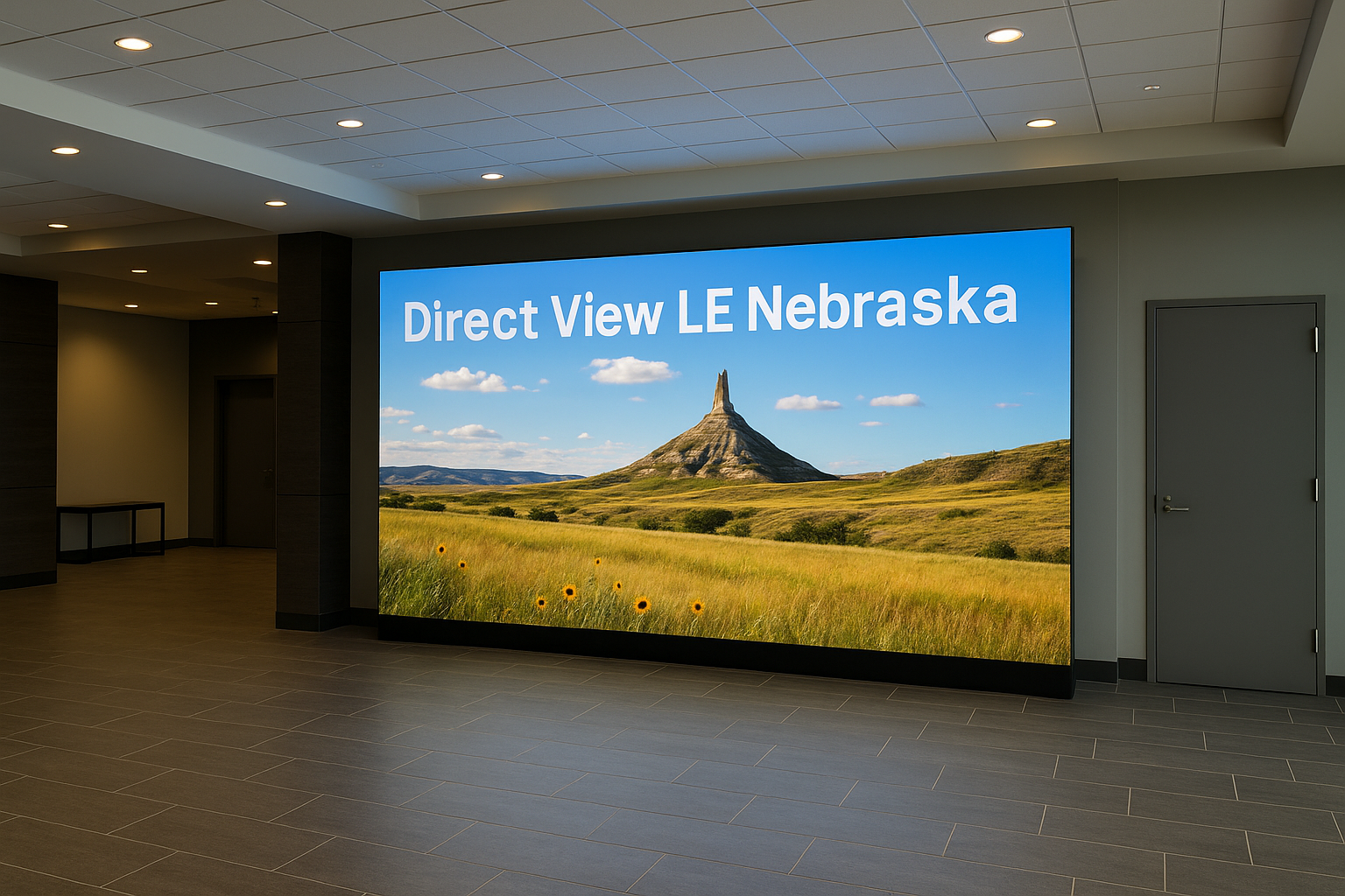 Direct View LED Video Walls in Nebraska