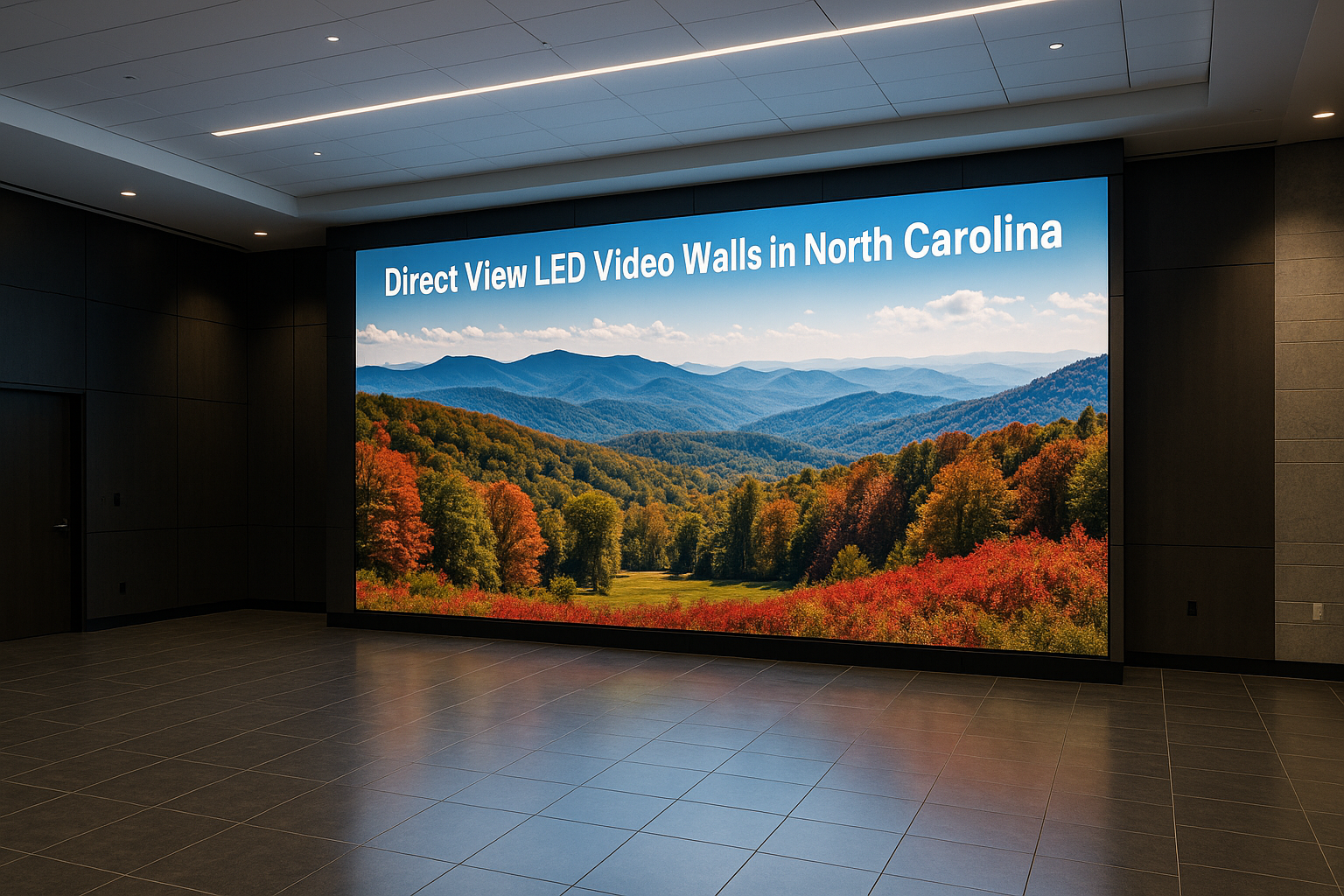 Direct View LED Video Walls in North Carolina