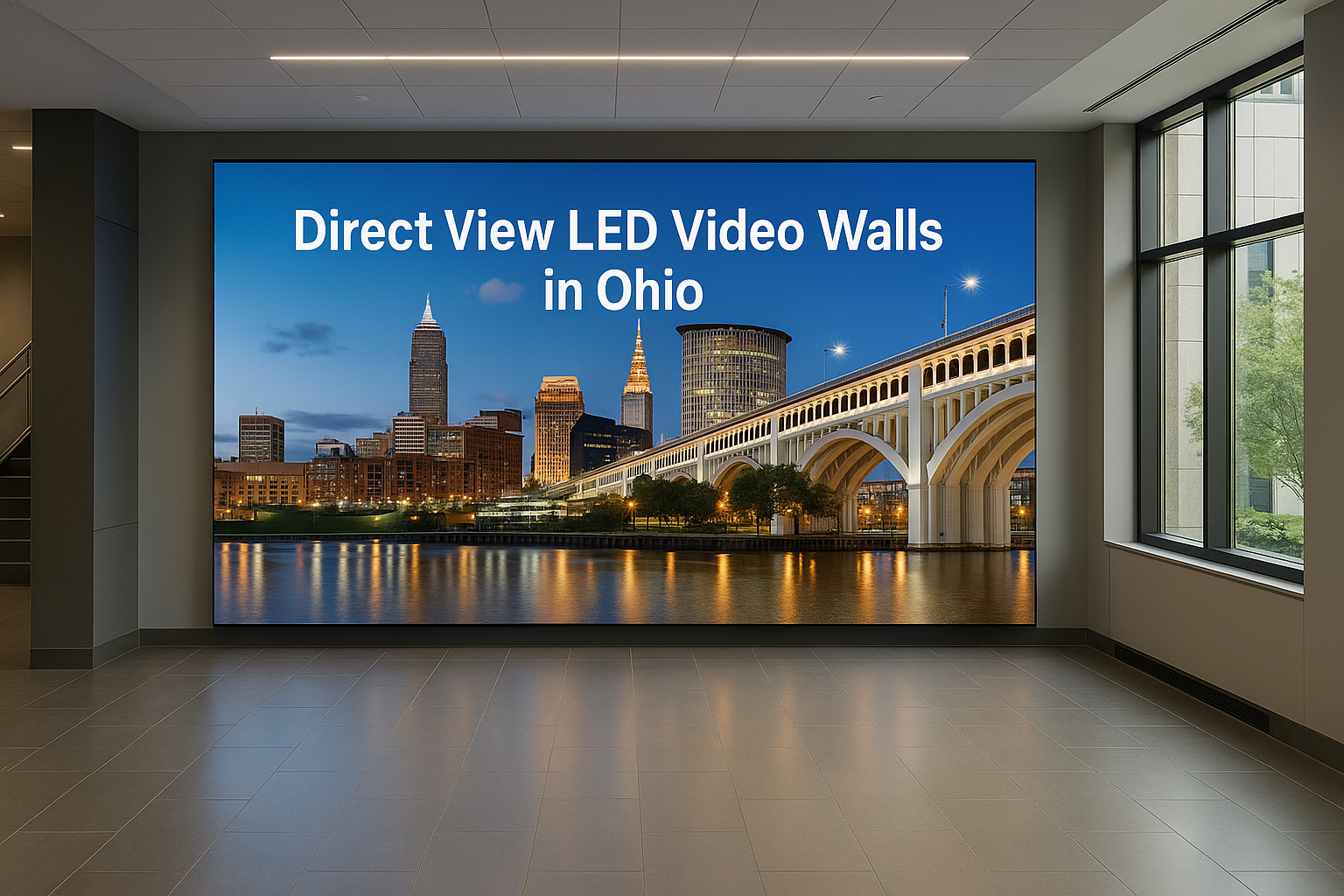 Direct View LED Video Walls in Ohio