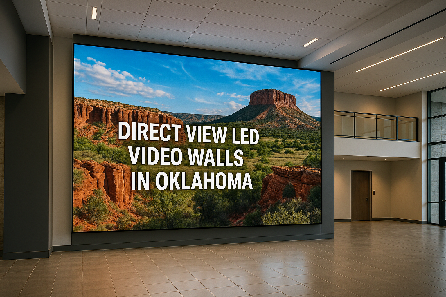 Direct View LED Video Walls in Oklahoma