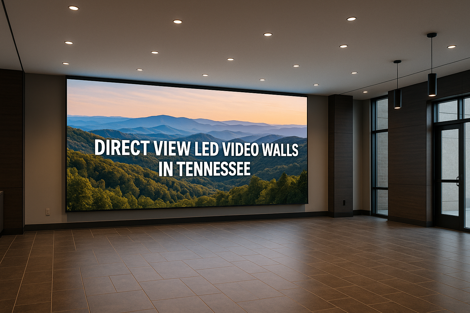 Direct View LED Video Walls in Tennessee