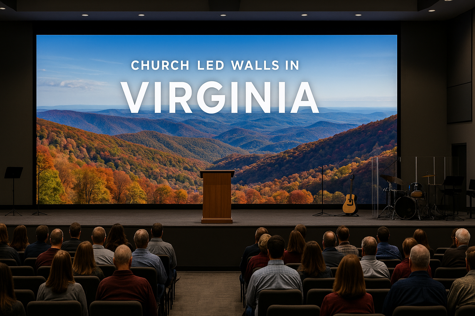 Church LED Walls in Virginia